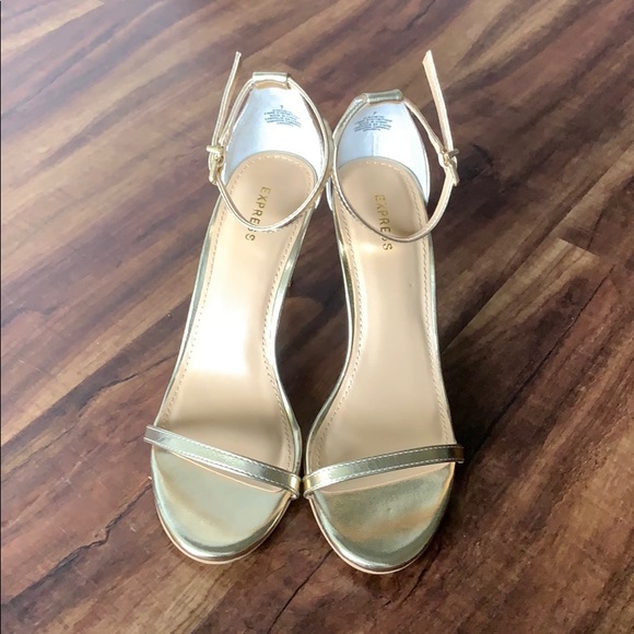 Express Strappy Low Heel Sandals - Picture 1 of 5